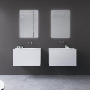 Copenhagen Chic 80 - MKII Bathroom furniture, Corian®, Mathvid