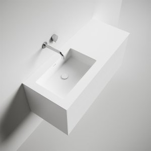 Copenhagen Chic II 120L - MKII - Bathroom furniture, Corian®, Mathvid