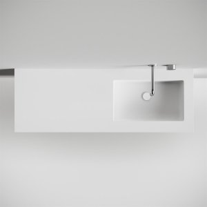 Copenhagen Chic 140R - MKII  - Badmøbel, Corian®, Mathvid