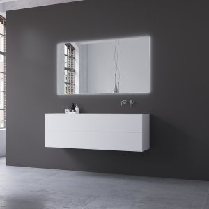 Copenhagen Chic 140R - MKII  - Badmøbel, Corian®, Mathvid