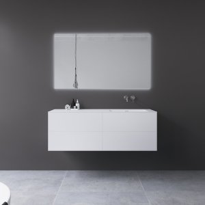 Copenhagen Chic 140R - MKII - Bathroom furniture, Corian®, Mathvid