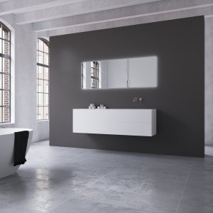 Copenhagen Chic 160R - MKII, Badmøbel, Corian®, Mathvid