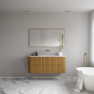 Noorwork 140 - Snedkermøbel i Natur Eg inkl. Mathvid Corian®