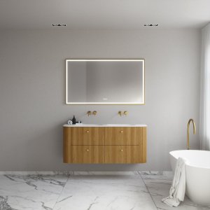 Noorwork 140D - Snedkermøbel i Natur Eg inkl. Mathvid Corian®