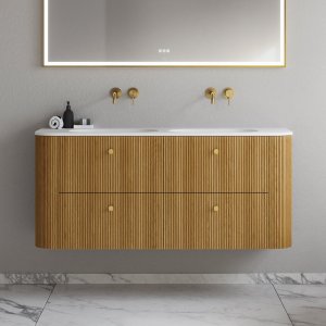 Noorwork 140D - Snedkermøbel i Natur Eg inkl. Mathvid Corian®