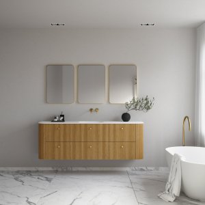 Noorwork 180 - Snedkermøbel i Natur Eg inkl. Mathvid Corian®