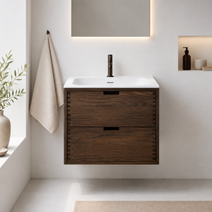 CPH Tapwork Soft 60 - MKIII, Fingertappet Snedkermøbel i Røget Eg inkl. Mathvid SolidTec® Vask