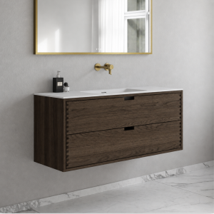 CPH Tapwork Soho 120 - MKIII, Fingertappet Snedkermøbel i Røget Eg inkl. Mathvid SolidTec® Vask