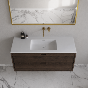 CPH Tapwork Soho 120C - MKIII, Fingertappet Snedkermøbel i Røget Eg inkl. Mathvid SolidTec® Vask