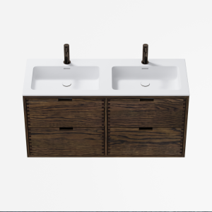 CPH Tapwork Soho 120D - MKIII, Fingertappet Snedkermøbel i Røget Eg inkl. Mathvid SolidTec® Vask
