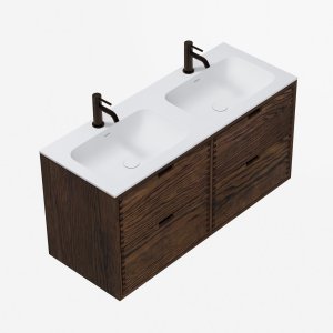 CPH Tapwork Soft 120D - MKIII, Fingertappet Snedkermøbel i Røget Eg inkl. Mathvid SolidTec® Vask