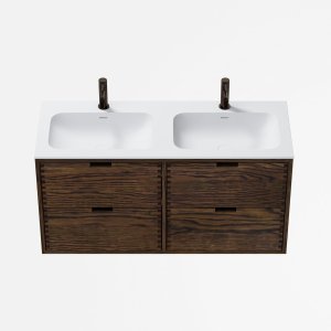 CPH Tapwork Soft 120D - MKIII, Fingertappet Snedkermøbel i Røget Eg inkl. Mathvid SolidTec® Vask