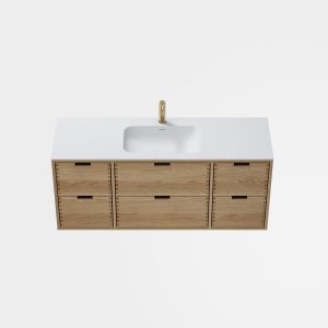 CPH Tapwork Soft 140C - MKIII, Fingertappet Snedkermøbel i Natur Eg inkl. Mathvid SolidTec® Vask