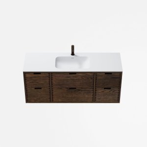 CPH Tapwork Soft 140 - MKIII, Fingertappet Snedkermøbel i Røget Eg inkl. Mathvid SolidTec® Vask