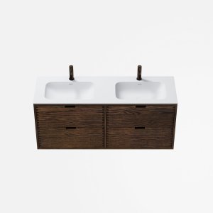 CPH Tapwork Soft 140D - MKIII, Fingertappet Snedkermøbel i Røget Eg inkl. Mathvid SolidTec® Vask