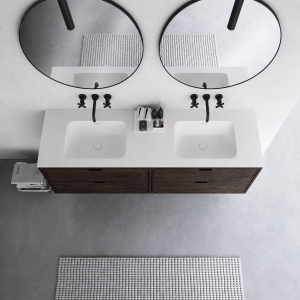 CPH Tapwork Soft 160D - MKIII, Fingertappet Snedkermøbel i Røget Eg inkl. Mathvid SolidTec® Vask