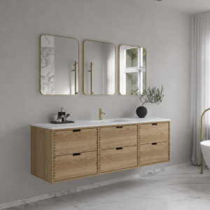 CPH Tapwork Soho 180C - MKIII, Fingertappet Snedkermøbel i Natur Eg inkl. Mathvid SolidTec® Vask