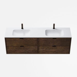 CPH Tapwork Soft 180D - MKIII, Fingertappet Snedkermøbel i Røget Eg inkl. Mathvid SolidTec® Vask