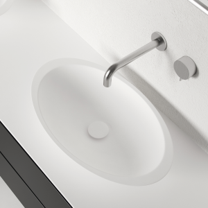 Shape 60 - 60x35 Vaskebowle, Mathvid SolidTec®