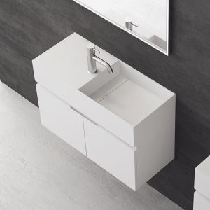 Compact 08R - Vaskemøbel 75x32, Mathvid SolidTec®