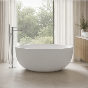 Cheese Ø135 - Badekar Ø135, Massiv Mathvid SolidTec®