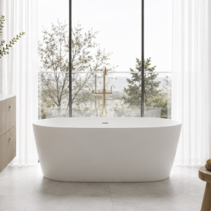 Milano Cello 165 - Badekar 165x72 cm, Blank Hvid
