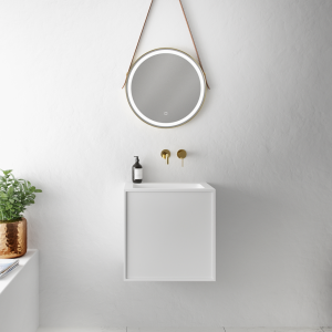 Compact Waterproof 50x40 - Vaskemøbel, Mathvid SolidTec®