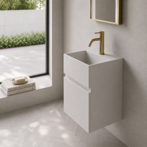 Compact 05 - Vaskemøbel 32x28, Mathvid SolidTec®