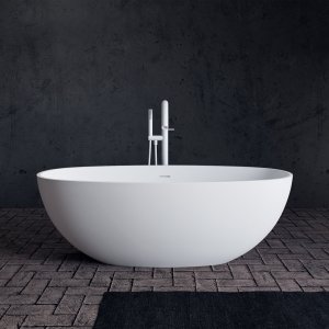 Pulcher® Mood 165 - Badekar 165x78, Mathvid SolidTec®