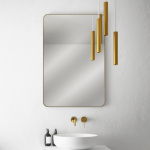 Déco Dé Lux 60x80 - Børstet messing