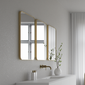 Déco Dé Lux 50x70 - Børstet messing