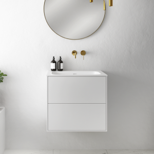 Pulcher Mood 60 Soft - Badmøbel 60x46 cm, Mathvid m/ SolidTec® vask