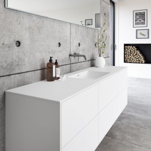 Pulcher Mood 180 Soho - Bathroom furniture 180x46 cm, Mathvid w/ SolidTec® sink